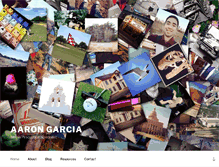 Tablet Screenshot of aaronjosephgarcia.com